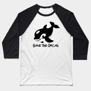 Save The Orcas Baseball T-Shirt